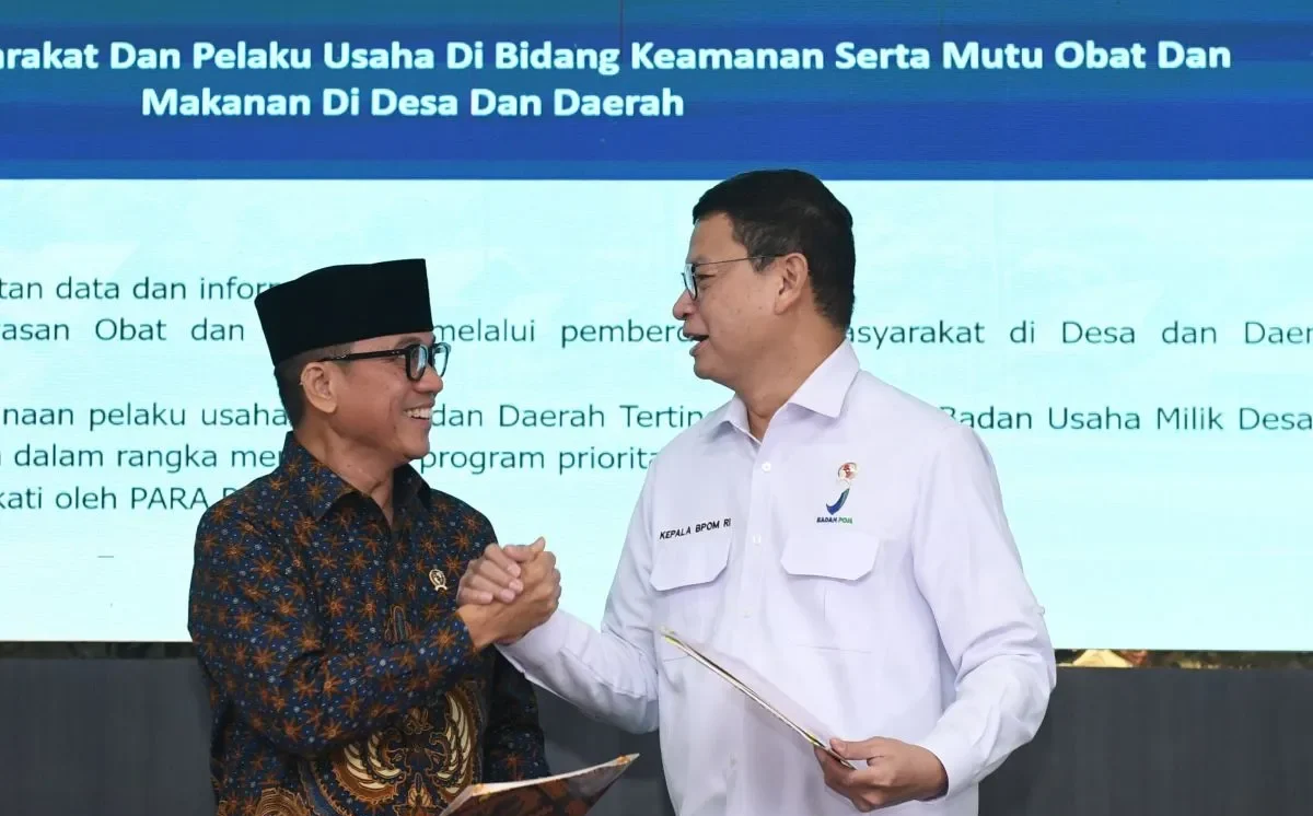 Kemendes PDT dan BPOM Bersinergi Jaga Keamanan Obat dan Makanan di Pedesaan