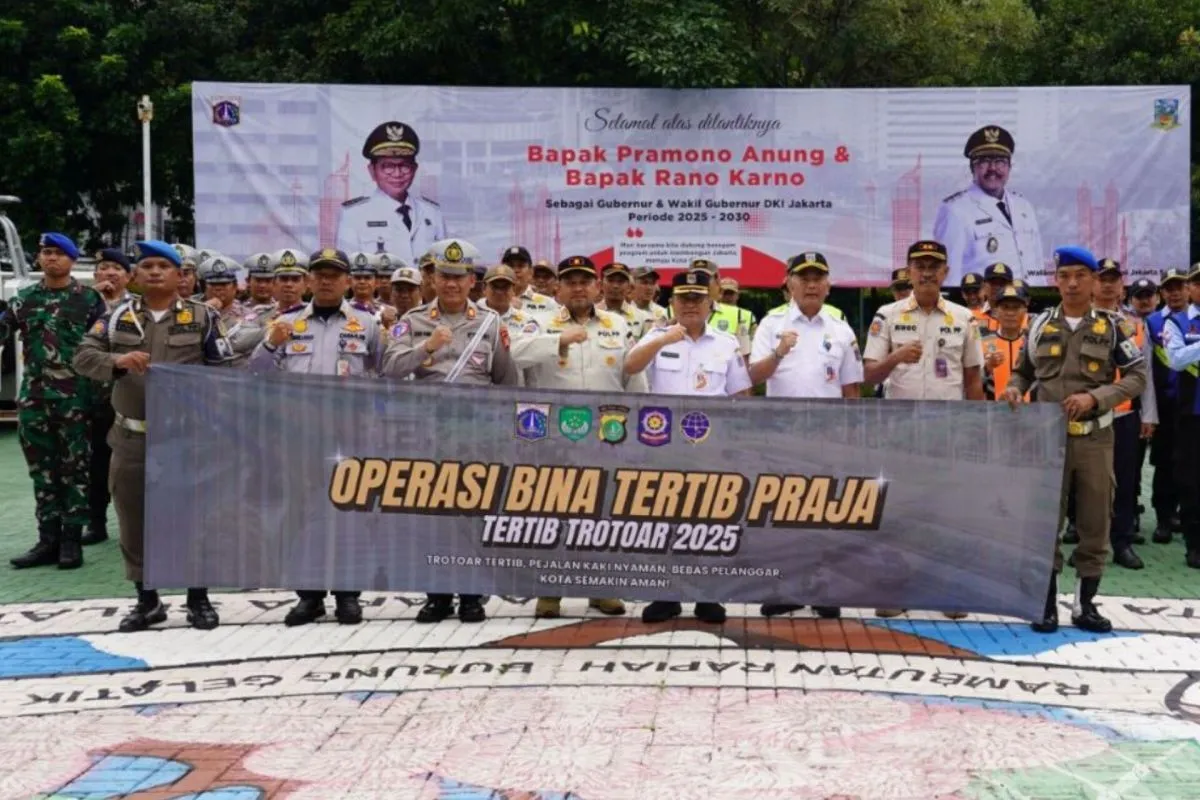 Operasi Bina Tertib Praja di Jakarta Selatan: 100 Personel Dikerahkan untuk Menjaga Ketertiban