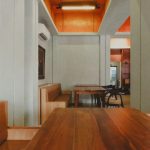 meja kayu lebar